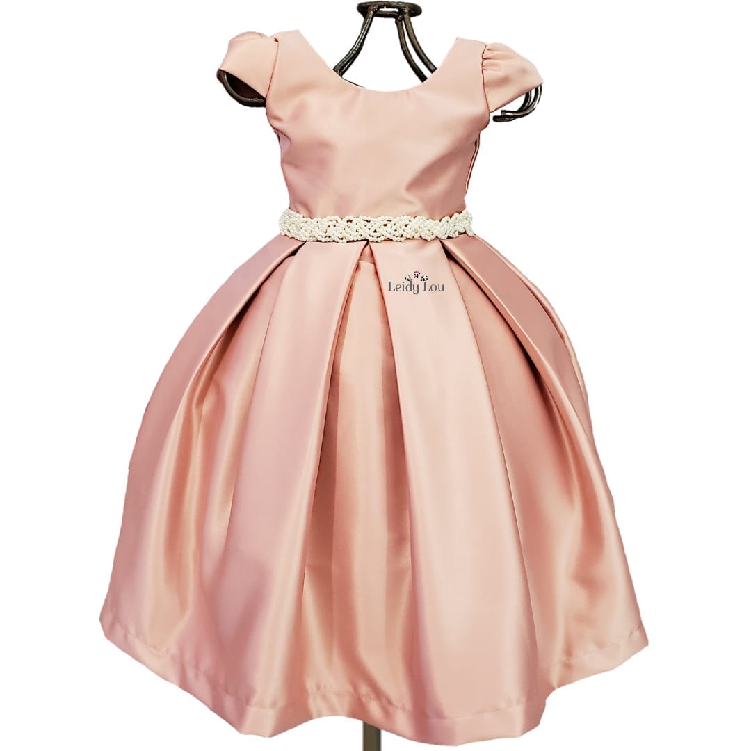 Vestido de Festa Infantil Pink - Louyse Rodrigues