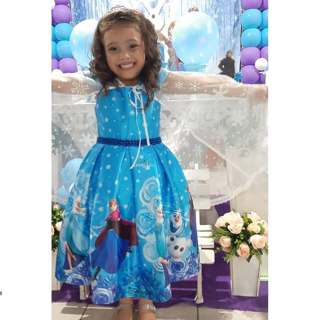 Vestido Fantasia Princesinha Sofia (Festa) + Acessórios + Frete Grátis –  Tudo Mamães