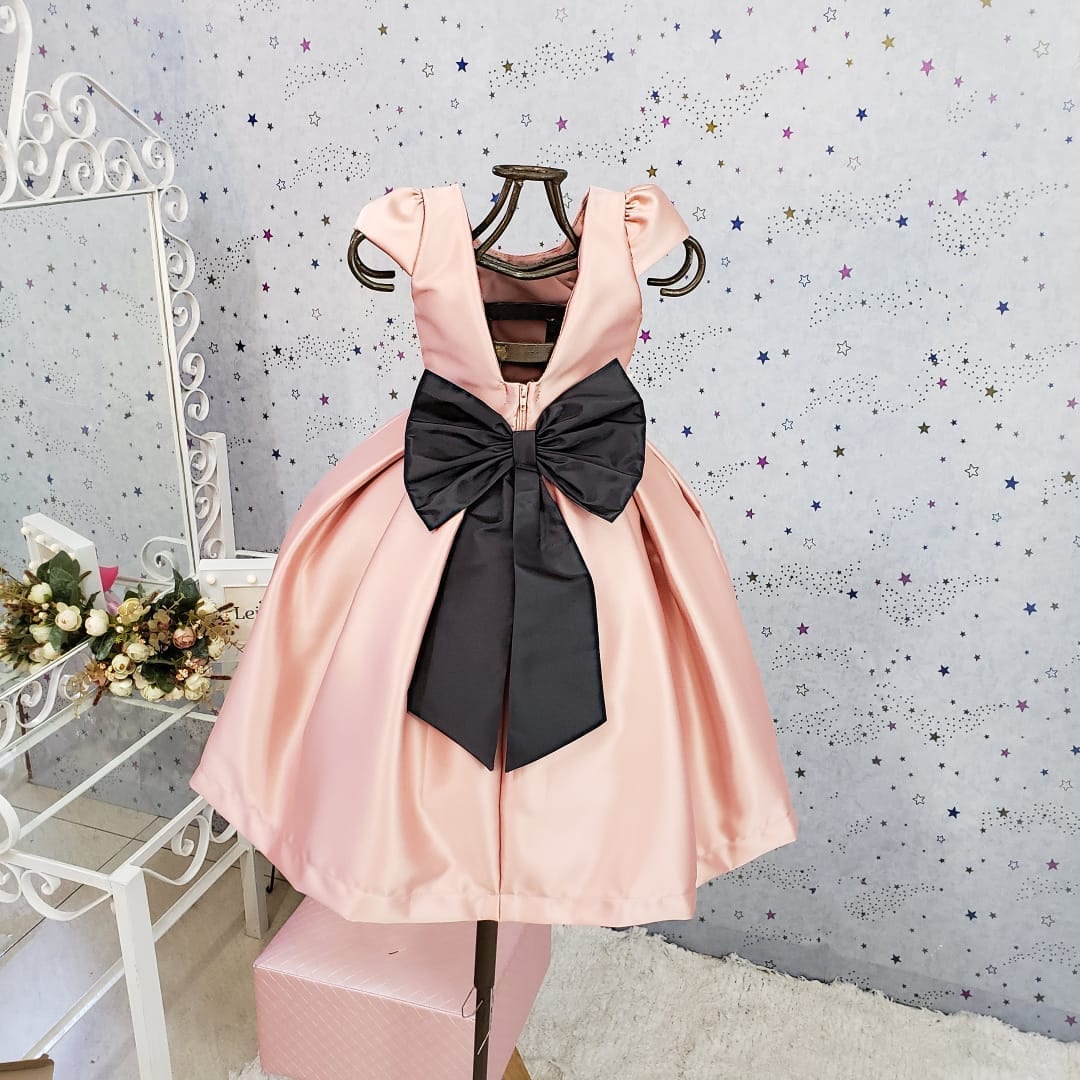 Vestido de Festa Infantil Pink - Louyse Rodrigues