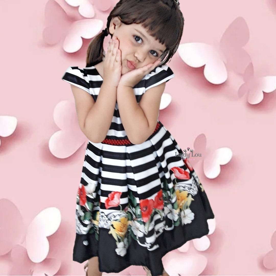 Vestido de Festa Infantil Pink - Louyse Rodrigues