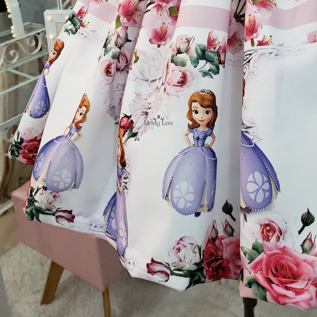 Vestido Princesa Sofia Para Festa Infantil no Shoptime